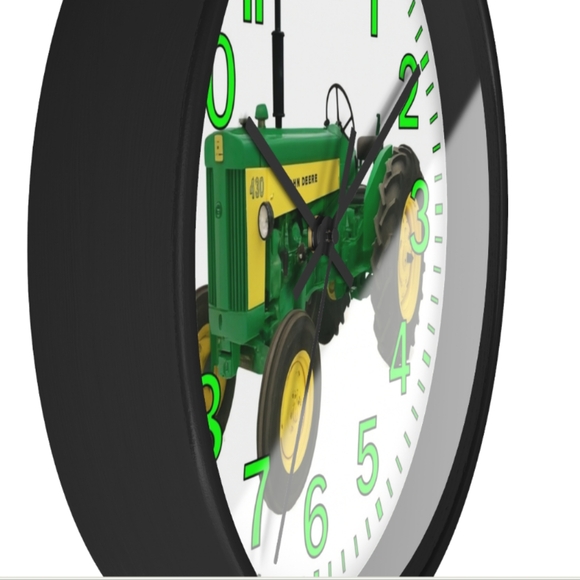 John Deere Tractor Farming Glow In the Dark Wall Clock New! - Picture 3 of 5